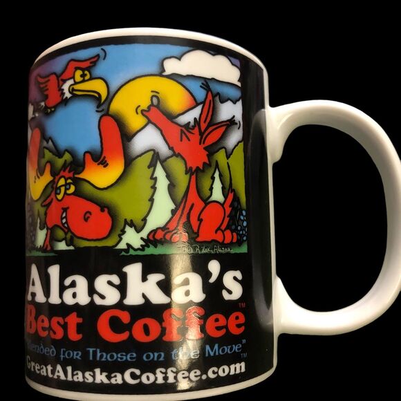 Alaska’s Best Coffee Mug, Great Alaska Coffee Cup, Funny Comical Coffee Mug - Picture 10 of 12